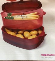 ✅ Tupperware Multi-Micro-Dämpfer & Rezeptheft neu für Mikrowelle Niedersachsen - Cloppenburg Vorschau