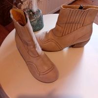 Stiefelette Boots Waschbär leder Creme  Gr.37 Niedersachsen - Jühnde Vorschau