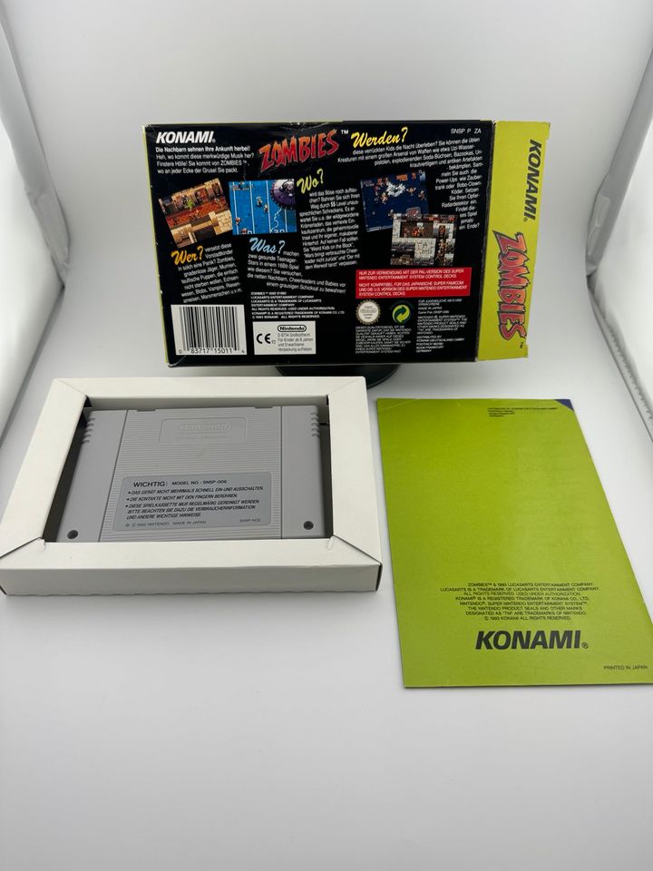 Zombies super Nintendo snes CIB in Wirsberg