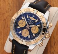 Breitling Chronomat 41 Chrono Stahl Gold 18k Lünette CB0140 TOP! Baden-Württemberg - Wangen im Allgäu Vorschau