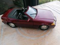 Mercedes 500sl weinrot Metallic 1989 Modellauto Bayern - Osterhofen Vorschau