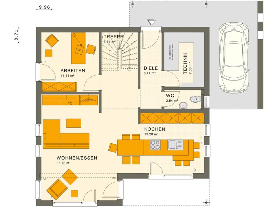 VIEL PLATZ FÜR DIE GANZE FAMILIE INKLUSIVE TRAUMGRUNDSTÜCK IM NEUBAUGEBIET GÖTTELBORN in Quierschied