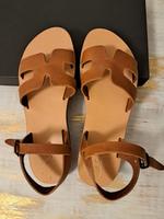Sandalen 100% Leder Handarbeit Natur braun Gr. 40 NEU Pankow - Prenzlauer Berg Vorschau
