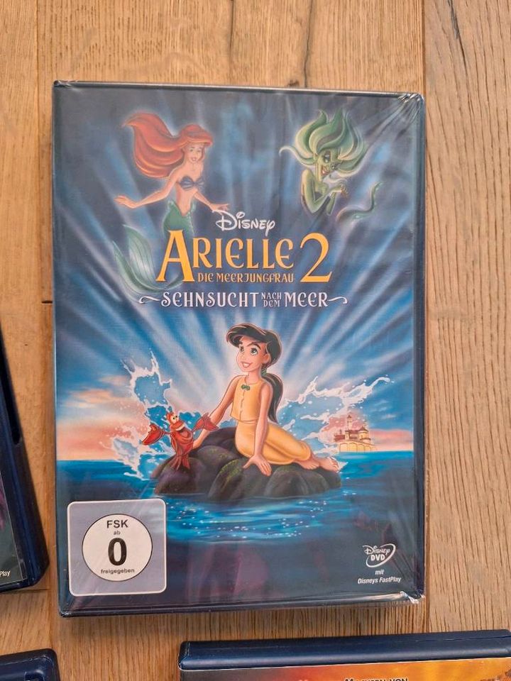 Disney DVDs (Arielle,Bambi 2,Küss den Frosch,Feenflügel,Cars in Wankendorf