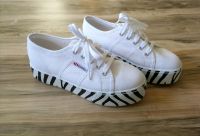 Superga Sneaker weiß-zebra Gr. 37 Nordrhein-Westfalen - Porta Westfalica Vorschau