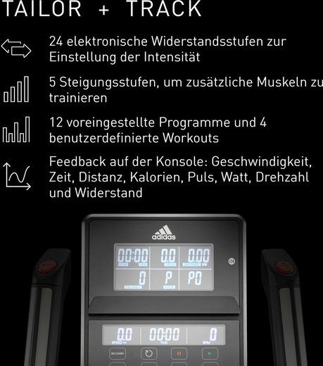 adidas Performance Ellipsentrainer-Ergometer X-21FD, mit LED-Bele in Lübbecke 