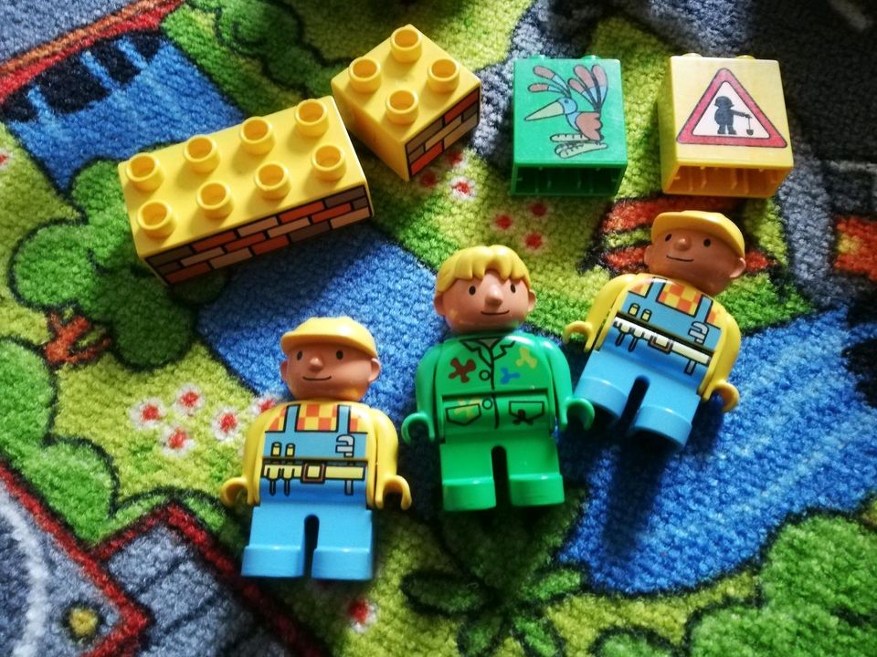 Bob der Baumeister Lego duplo /unico mit bauplatte in Abensberg