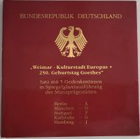 10 DM Münzen 925 Silber pp Weimar Kulturstadt Europas Nordrhein-Westfalen - Wachtberg Vorschau