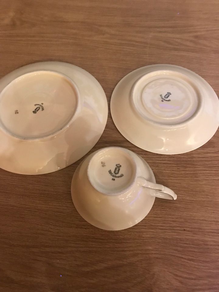 Sammeltasse „Alt-Schönwald“ - Tasse, Untertasse, Kuchenteller in Taufkirchen (Mühldorf am Inn)