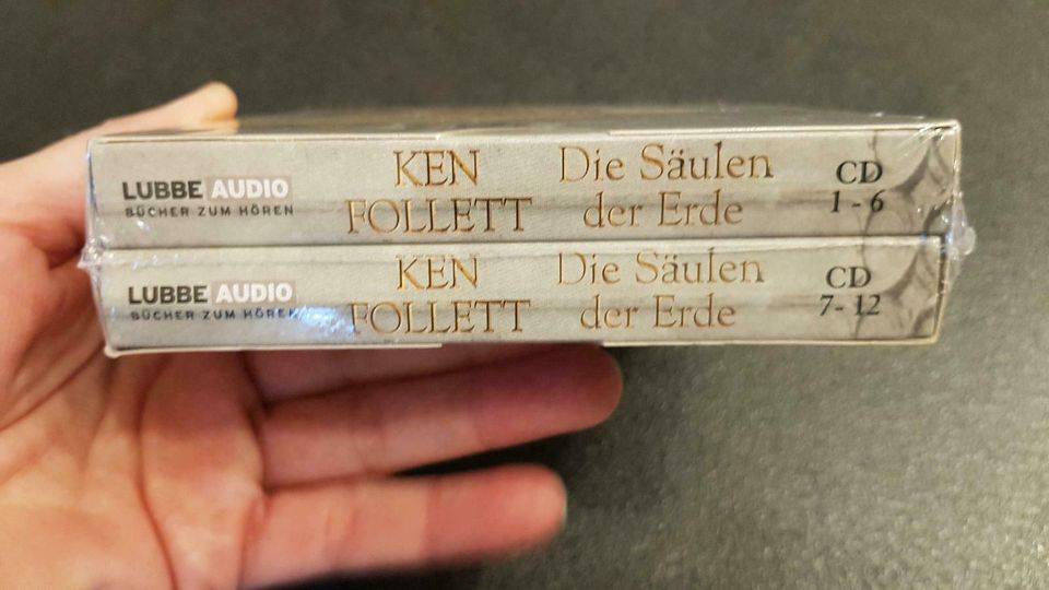 Hörbuch, Die Säulen der Erde, Ken Follett, NEU & ovp,12 Audio CDs in Dornstadt