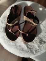 Sandalen Gr.40 Inuovo Leder braun, Bronze Neu Nordrhein-Westfalen - Freudenberg Vorschau