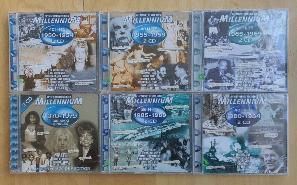 6 Doppel CDs Millenniumhits in Steinhöring
