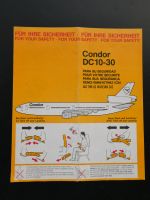 Safety Card Condor DC-10 Rarität!! Baden-Württemberg - Baden-Baden Vorschau