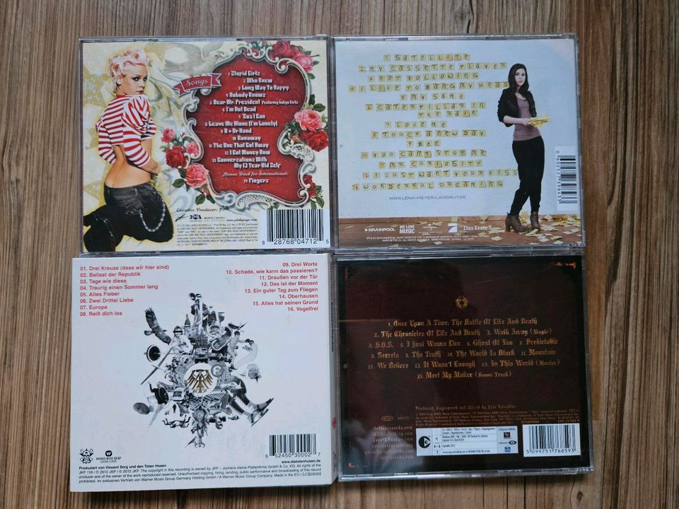 4 CD's div. Genre in Gründau