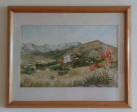 Gemälde Aquarell Bild handsigniert Afrika Namibia Windhoek Sachsen-Anhalt - Magdeburg Vorschau
