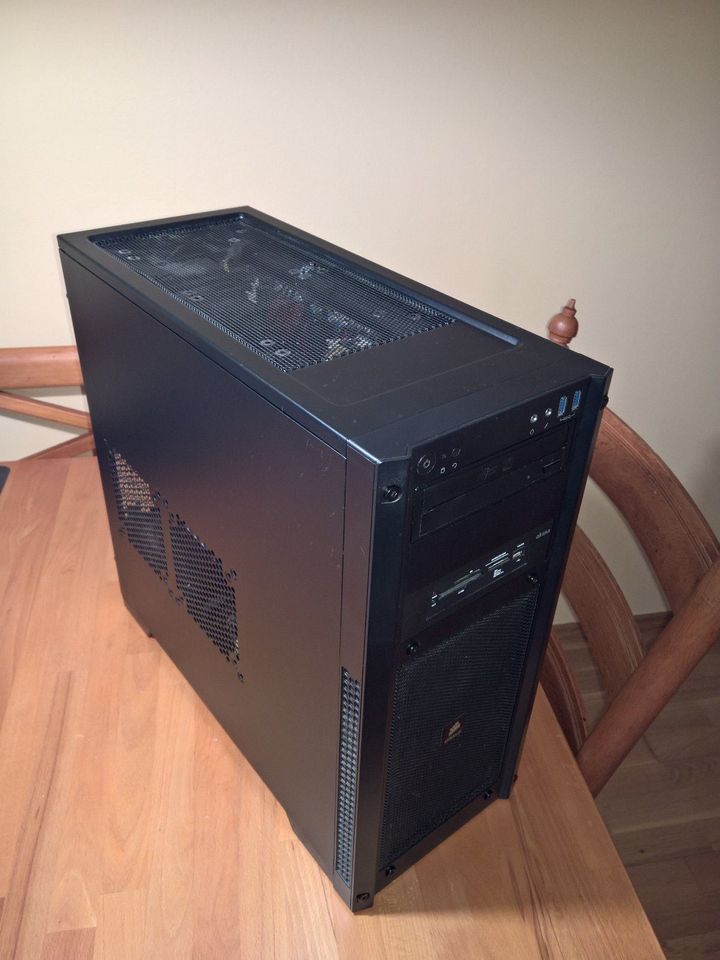 Gamer PC, i7-3820, 250GB SSD/ 2TB HDD, 16GB RAM, Wasserkühl, W10P in Obernzenn