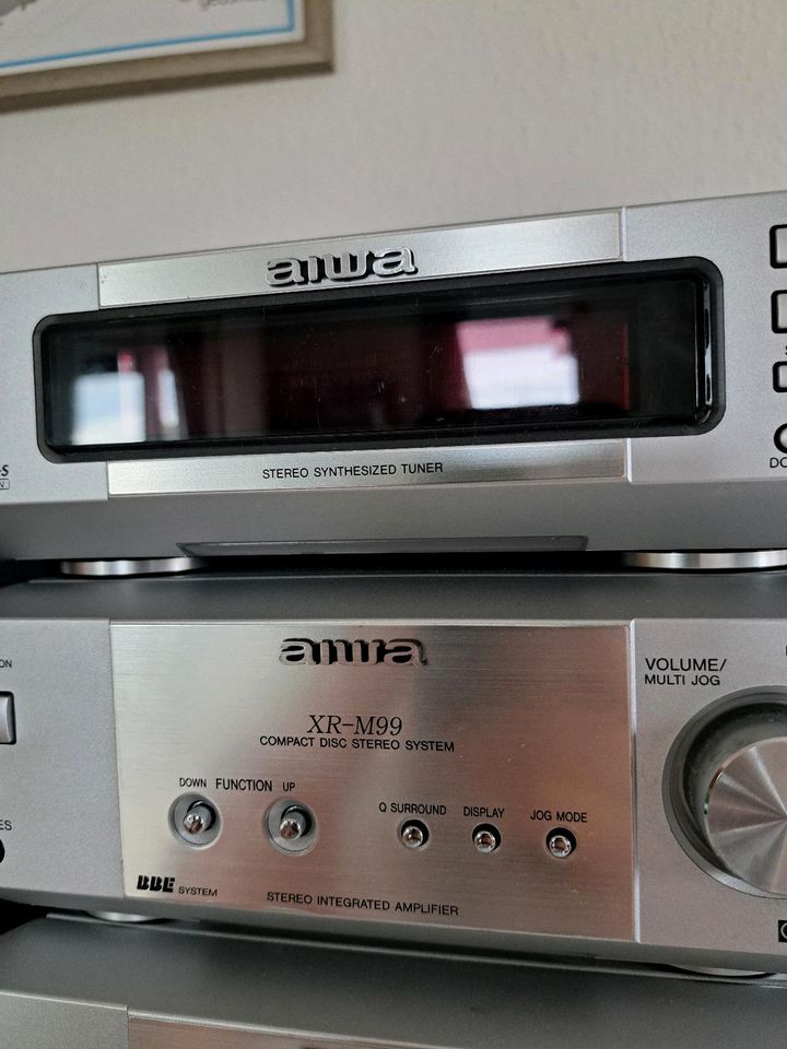 aiwa Hifi Anlage MX-LM99EZ Stereo Radio CD Kassette Tape Tuner in Hachenburg