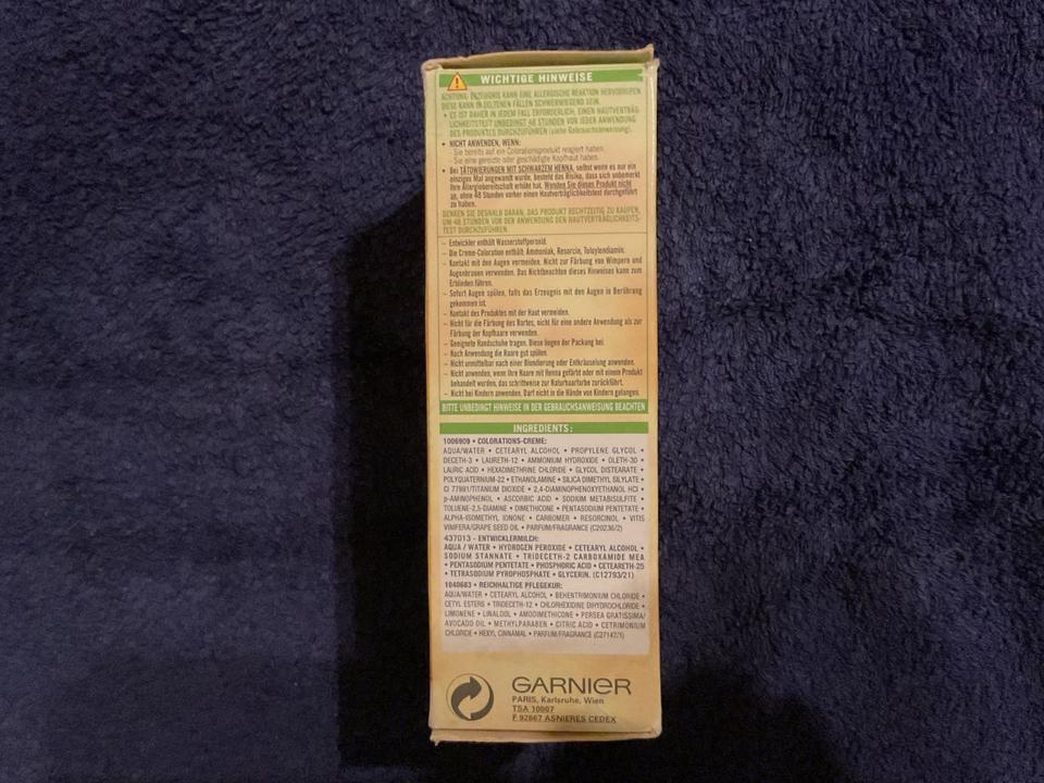 Garnier Nutrisse Creme Haarfarbe 100, leuchtendes Blond, NEU in Ostbevern