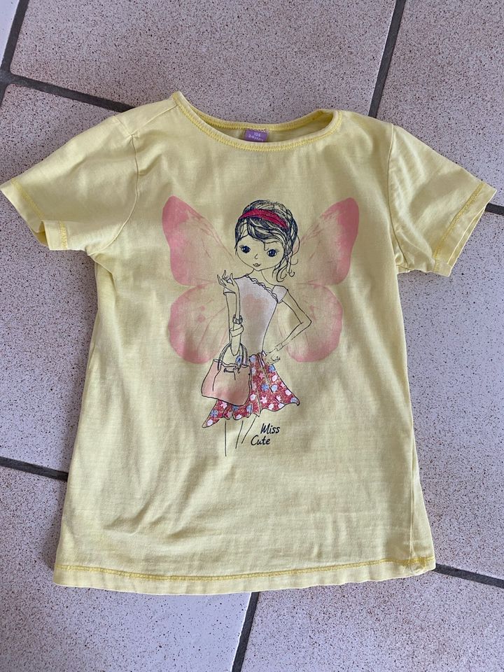 süßes T-Shirt gelb Mädchen Fee dopodopo girls Gr. 104 2,50€ *top in Unkel