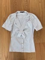 Gucci Bluse gestreift mit goldenen Knöpfen S Düsseldorf - Hafen Vorschau