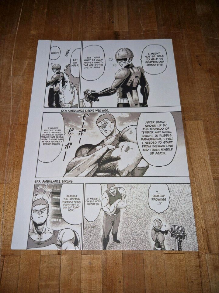 One Punch Man Manga Panel Sticker in Taunusstein