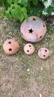 4 Terracotta Stern Kugeln von Frank Flechtwaren Nordrhein-Westfalen - Salzkotten Vorschau