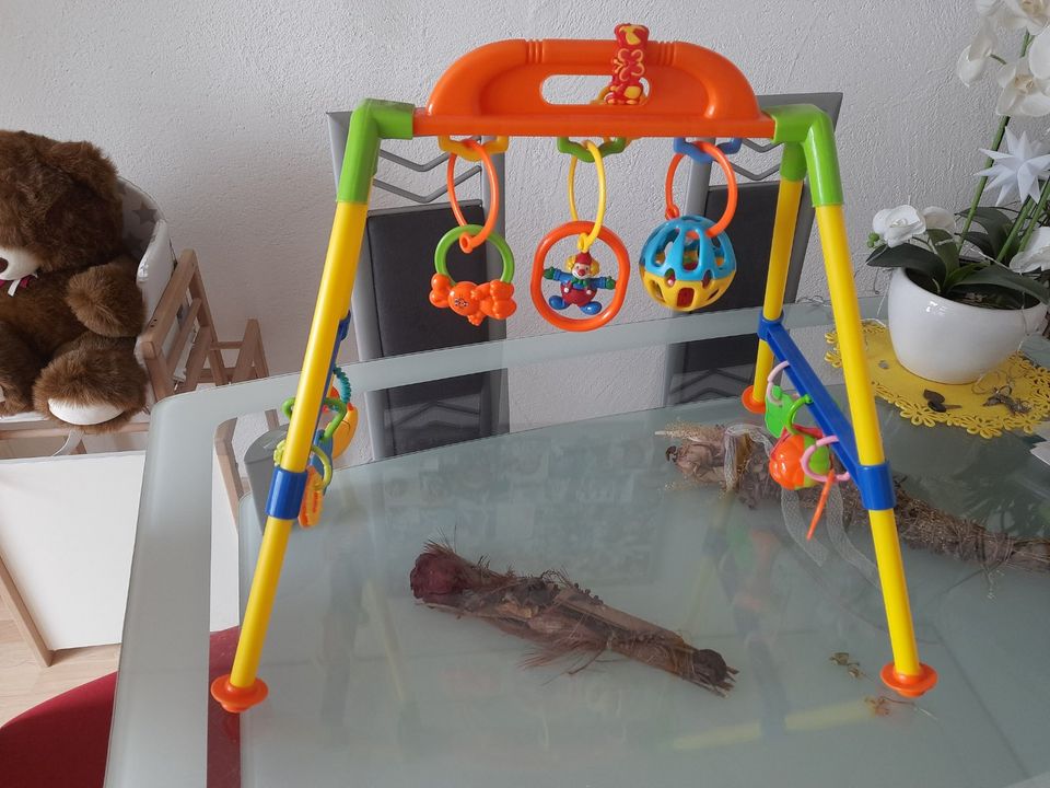 Baby Spielebogen / Trapez mit Zubehör in Aach