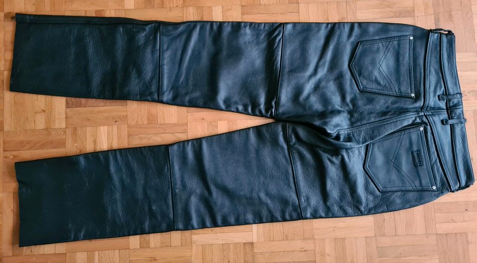 Leder Hose, Polo, Motorrad, schwarz, 36/38, neuwertig, Damen in Krefeld