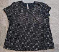 Sheego Shirt schwarz weiß Punkte 52/54 Baumwolle Niedersachsen - Soltau Vorschau
