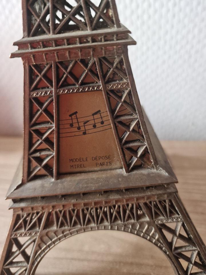 Spieluhr Eiffelturm Bronze Messing Ton-Paris Eiffelturm 34 cm in Schwerte