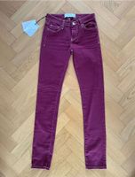 IRO Paris skinny Jeans 24 rot weinrot  XS XXS wie Allsaints Sachsen-Anhalt - Magdeburg Vorschau