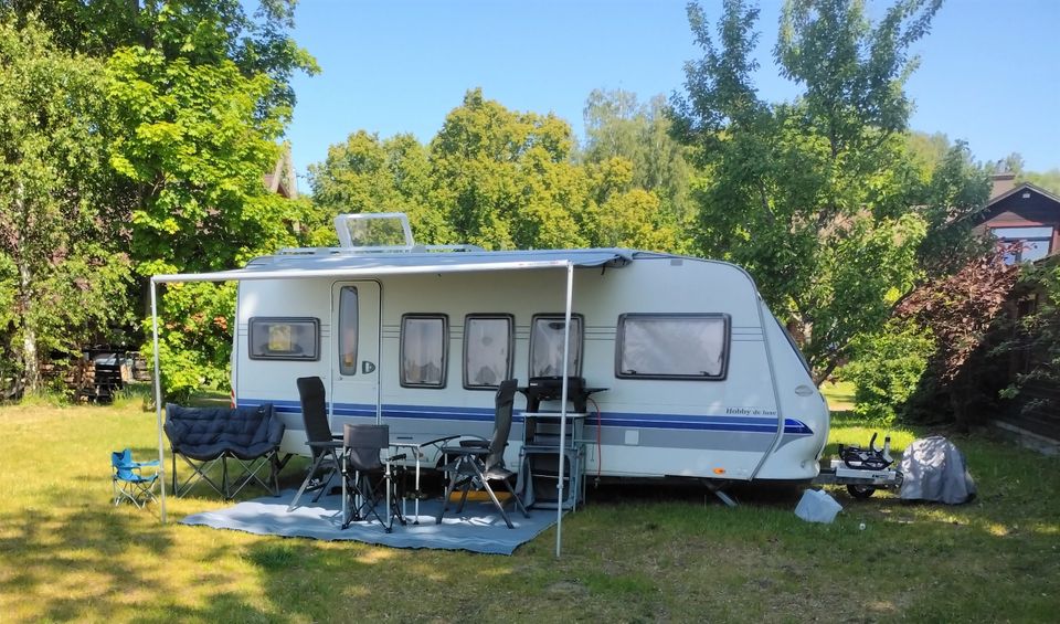 Hobby Wohnwagen Caravan Markise Vorzelt in Gau-Algesheim