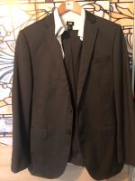 Nadelstreifen Anzug schwarz/grau Angelo Litrico C&A mit Hemd H&M Hessen - Lohfelden Vorschau