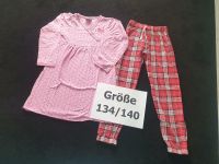Nachthemd + Pyjamahose, Schlafanzug,  Gr. 134/140 Hessen - Beerfelden Vorschau