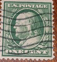 1 Cent Franklin 1909 Briefmarke USA Sammler Hessen - Dreieich Vorschau