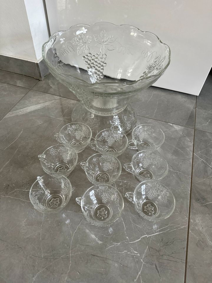 Bowle Bowlenset Glas Set in Düsseldorf