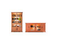 2tlg. Set Sideboard & Bücherregal, Wildeiche massiv Nordrhein-Westfalen - Mettingen Vorschau