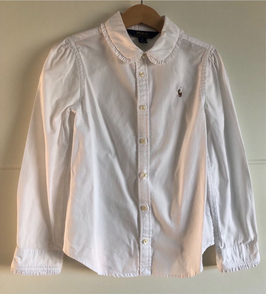 Ralph Lauren weiße Bluse 6x in Elsdorf