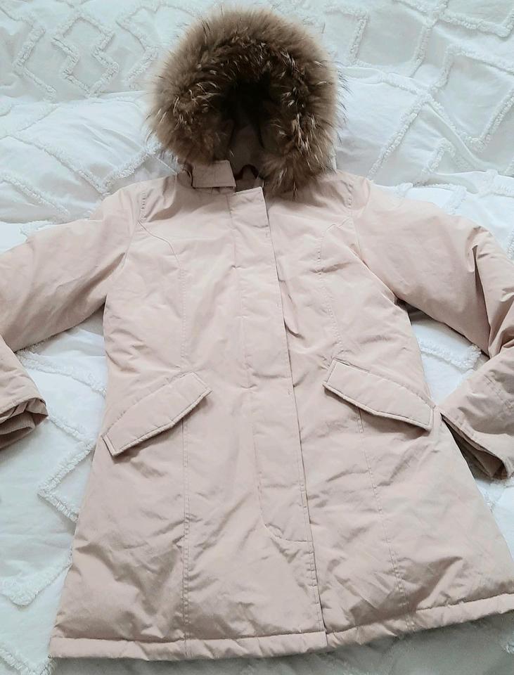 Jacke Daunen Winterjacke Parker M L Puder Rosa Canadian Mantel in Essen