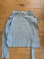 Shirt Langarm schulterfrei grau h&m 170 Bayern - Berngau Vorschau