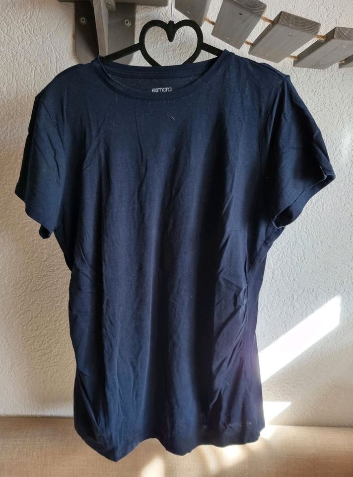 2x Esmara Umstandsmode T-Shirt dunkelblau in Gersthofen