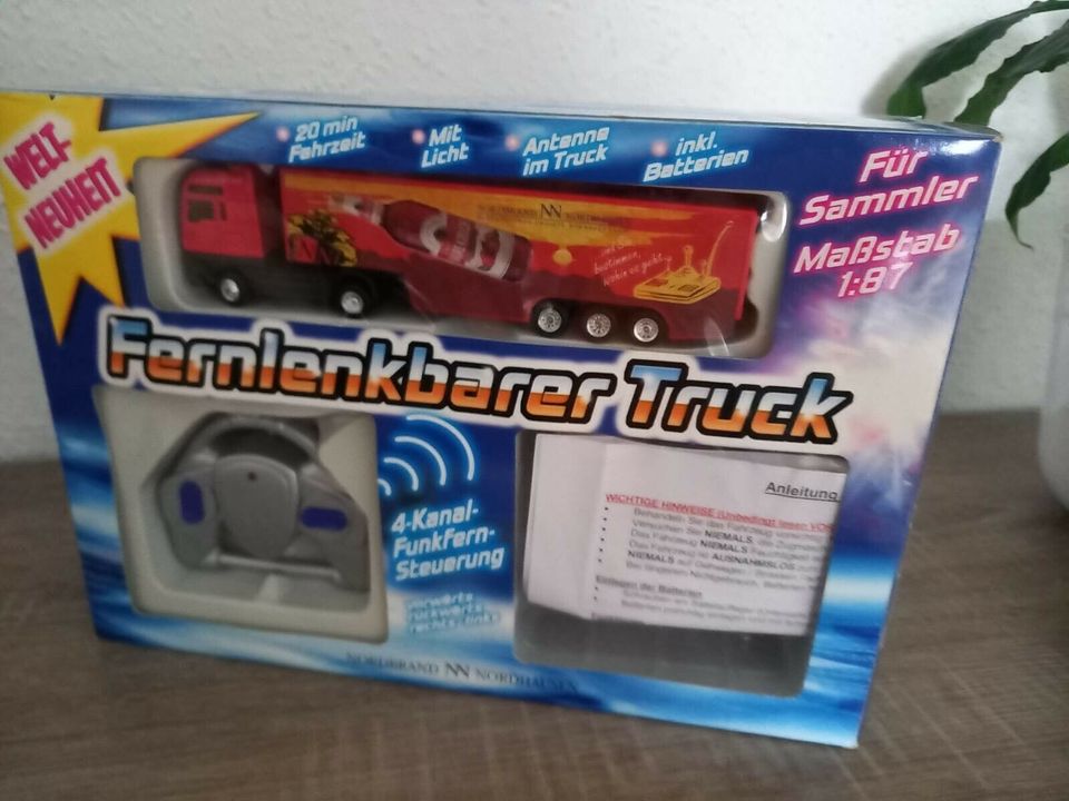 Nordbrand Nordhausen Fernlenkbarer Truck 1:87 für Sammler in Pegau