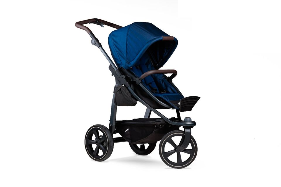 TFK Mono 2 - 2in1 Kombi-Kinderwagen - Luftkammerreifen - Marine - GRATIS XXL-Zubehörpaket - NEU in Fulda