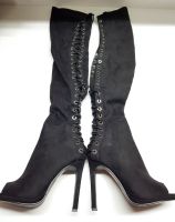 Rassiger High Heels Wildleder Overknee Stiefel schwarz - Größe 36 Nordrhein-Westfalen - Herdecke Vorschau