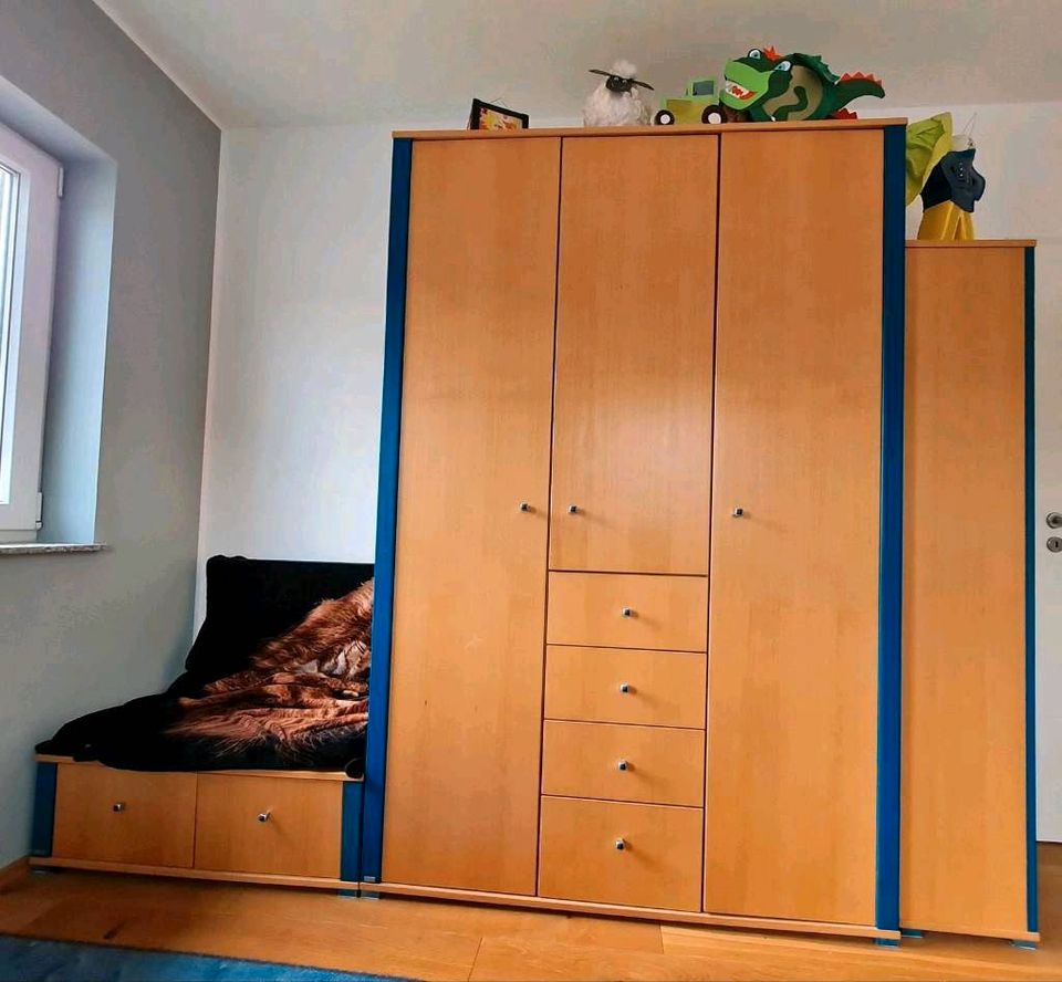 PAIDI Kinderzimmer 6teilig plus MOLL Schreibtisch in Boppard