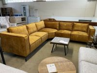 Couch sofa Ecke velour gold/gelb Taschenfederkern Nordrhein-Westfalen - Bad Oeynhausen Vorschau