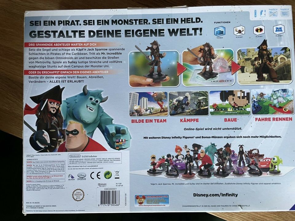 Wii Spiel Disney’s Infinity starter set OVP kpl. NEU in Twedt b Schleswig