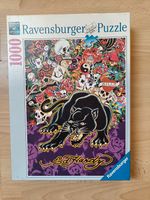 1000 Teile Puzzle Ravensburger Ed Hardy Black Panther Niedersachsen - Himmelpforten Vorschau