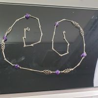 Echte lange vintage Amethyst Silberkette ( 835 Silber ) 83 cm Nordrhein-Westfalen - Recklinghausen Vorschau