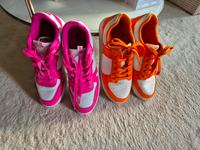 2 Paar Sneaker in Pink + Orange, Gr. 40 Frankfurt am Main - Berkersheim Vorschau